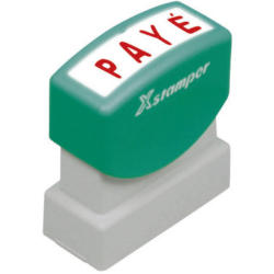 XSTAMPER Timbro Paye F102-R rosso