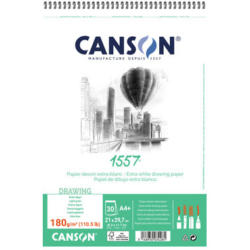 CANSON Carta schizze A4 31412A004 180g, bianco 30 fogli