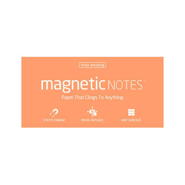 TESLA AMAZING Magnetic Notes L 200x100mm 114 peachy 100 feuille