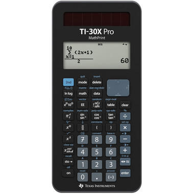 TEXAS INSTRUMENTS MathPrint D/F TI-30XPROMP Calcolatore scuola