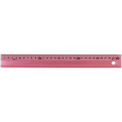NT Lineal Alu 30cm 65416 pink