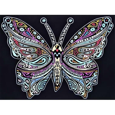 TATARUGA Samtbild A4 S29 Schmetterling