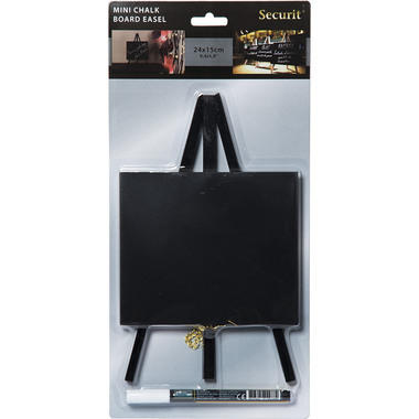 SECURIT Chalkboard easel MINI MNI-BL-KR-1 noir 24.4x15x13.5cm