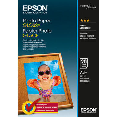 EPSON Photo Paper Glossy A3+ S042535 InkJet 200g 20 feuilles