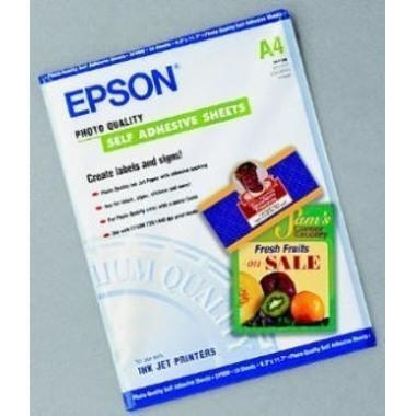 EPSON Photo Paper 167g A4 S041106 InkJet, self-adhesive 10 fogli