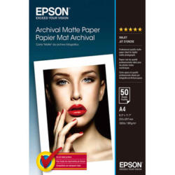 EPSON Archival Matt Paper A4 S041342 InkJet 189g 50 Blatt