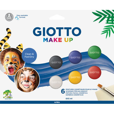 GIOTTO Cerone Make-Up F476300 Basic colori 5ml 6 pezzi