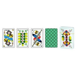 AGMÜLLER Jeux de cartes Jass 3D 57x89mm 1068012111 bleu CH 36 cartes