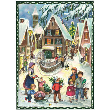 SELLMER Calendario dell'avvento 800 1 Weihnachten im Dorf