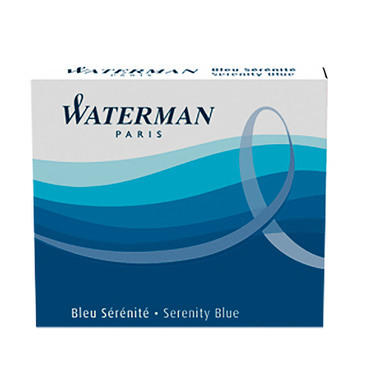 WATERMAN Cartouche d'encre S0110950 bleu 6 pcs.