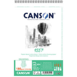 CANSON Papier à croquis A5 31412A003 180g, blanc 30 feuilles