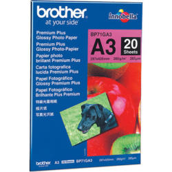BROTHER Photo Paper glossy 260g A3 BP71-GA3 MFC-6490CW 20 fogli