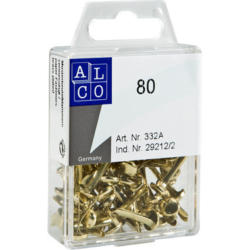 ALCO Agrafes samples 3/17 mm 332A laiton 80 pcs.