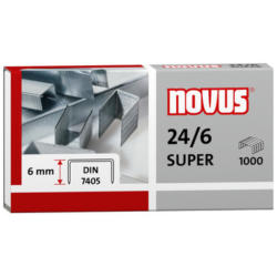 NOVUS Graffette 24/6 mm 24/6 040-0026 1000 pezzi