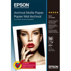 EPSON Archival Matt Paper A3+ S041340 InkJet 192g 50 Blatt