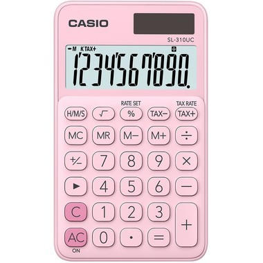 CASIO Calcolatrice SL310UCPK 10 cifre pink