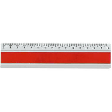 DUX Righello Joy Color 15cm FA-JC/15R Alu, rosso