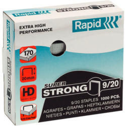 RAPID Graffette SuperStrong 9/20 mm 24871700 zincato 1000 pezzi