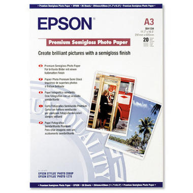 EPSON Premium Semigl. Photo Paper A3 S041334 InkJet 251g 20 feuilles