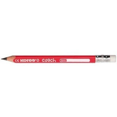 KORES COACH matita HB temperamatite BB92533 3 mat./gomma bianca, traing.