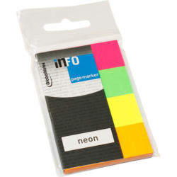 INFO Page Marker 5670-89 Neon, 20x50mm,4x40 fogli