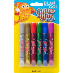 BLANCOL Glitter Glue Pen CLASSIC 32401 6x10.5ml