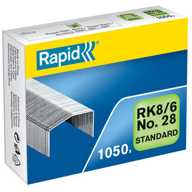 RAPID Graffetta RK8/6 24873600 zincato 1050 pezzi