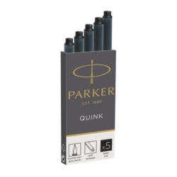 PARKER Tintenpatrone Quink Z 44 1950382 schwarz 5 Stück