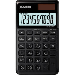CASIO Calculatrice BIC SL1000SCB 10 chiffres noir