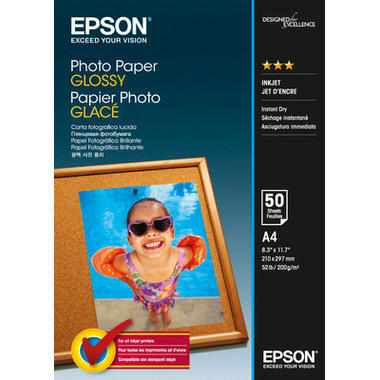 EPSON Photo Paper Glossy A4 S042539 InkJet 200g 50 fogli