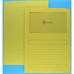 EROLA Dossiers G-Finder 220x310mm 2802 jaune 100 pcs.