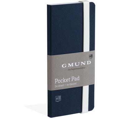 GMUND Pocket Pad 6.7x13.8cm 38787 midnight, blanko 100 Seiten