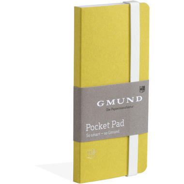 GMUND Pocket Pad 6.7x13.8cm 38763 limegreen, blanko 100 pages