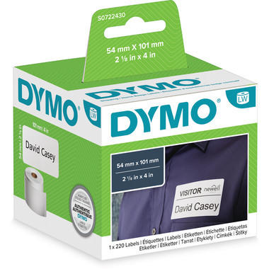 DYMO Étiquettes d'expédition S0722430 perm.101x54mm 220 pcs.