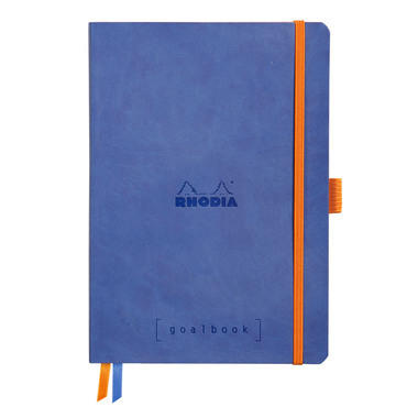 RHODIA Goalbook Carnet A5 117577C Softcover bleu saphir 240 f.