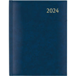 AURORA Agenda 7Tf Florence 2024 2715B 1S/2P, bleu, ML 21x27cm