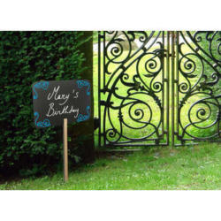 SECURIT Plaque Jardin SILHOUETTE FBS-RECTANGLE noir 73.5x45x0.2cm