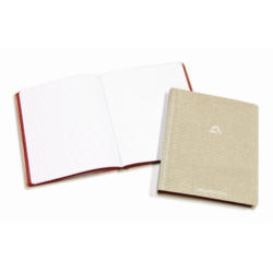 AURORA Cahier de notes A5 2396SQ5 gris, quadrillé 192 pages
