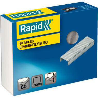 RAPID Heftklammern Omnipress 60 5000561 verzinkt 1000 Stück