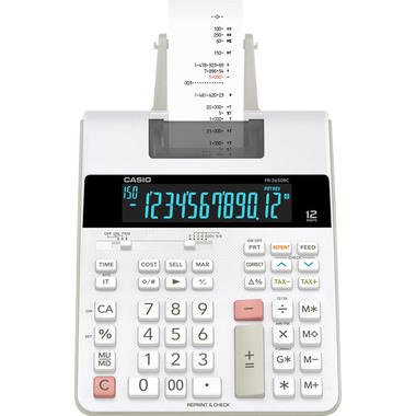CASIO Calculatrice impr. FR2650RC 12 chiffres gris