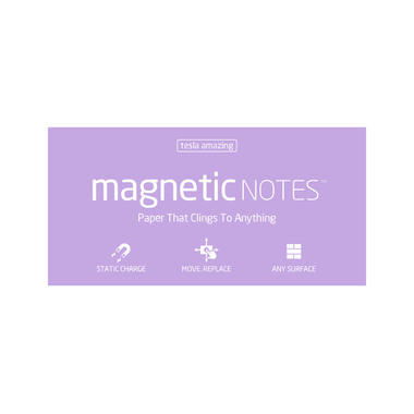 TESLA AMAZING Magnetic Notes L 200x100mm 118 pearl 100 foglia
