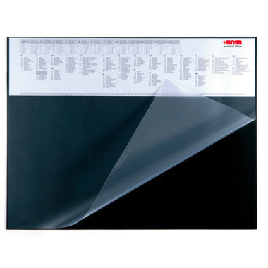 HANSA Sous-main 41-6002.003 CalendarPad 65x50cm noir