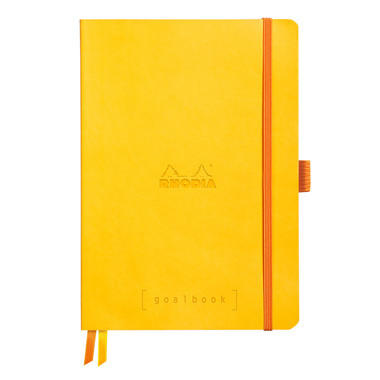 RHODIA Goalbook Notizbuch A5 117585C Softcover gelb 240 S.