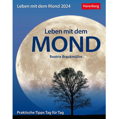 HARENBERG Abreisskalender Leben m. Mond 2899300 DE, 12,5 X 16cm 2024