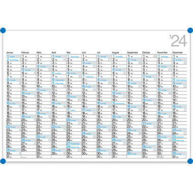 BÜHNER Ch Plakatkalender dt. 2024 M12-CH-B-FSC 67x47cm