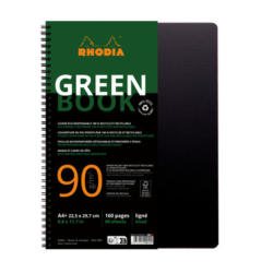 RHODIA Greenbook Taccuino A4 119914C rigato 90g 160 f.
