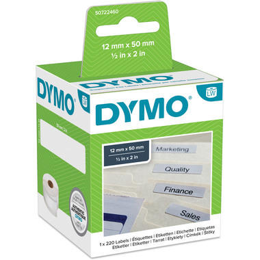 DYMO Etichette per index S0722460 perm.50x12mm 220 pezzi