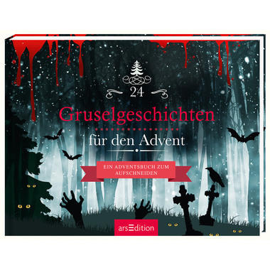 ARS EDITION Adventsbuch Gruselgeschichten 783845821214 20,5x15,6cm/164 Seiten