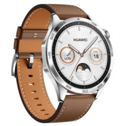 Huawei Watch GT4 (46mm, Brown, Leather Strap)