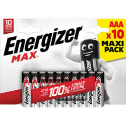 Energizer Batterie Max Micro (AAA), 10 Stk